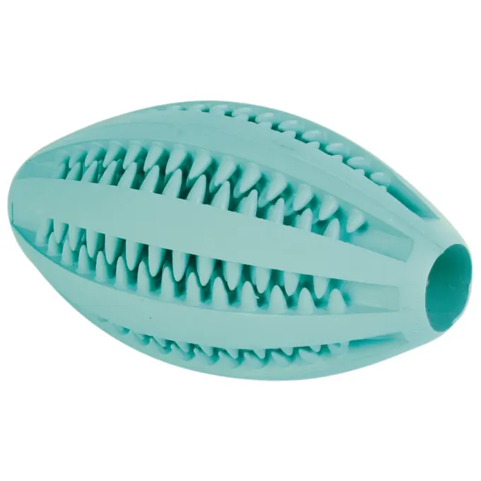 Trixie Denta Fun Rugbyboll med Mintsmak Naturgummi ø 11 cm Trixie