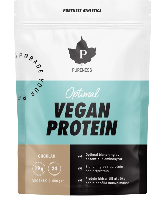 Pureness Athletics Optimal Vegan Protein Choklad 600 g Pureness