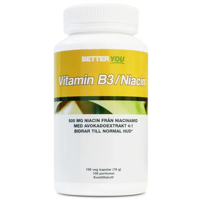 Better You Vitamin B3 / Niacin 100 kapslar Better You