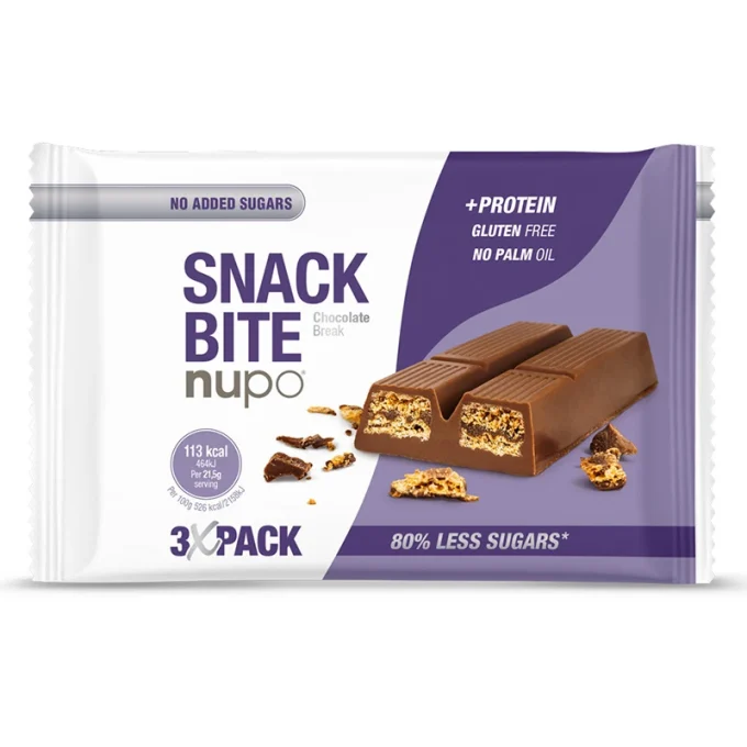 Nupo Snack Bite Chocolate Break 65g Nupo