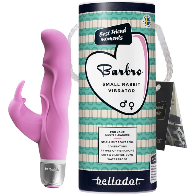 Belladot Barbro Small Rabbit Vibrator Pink Belladot