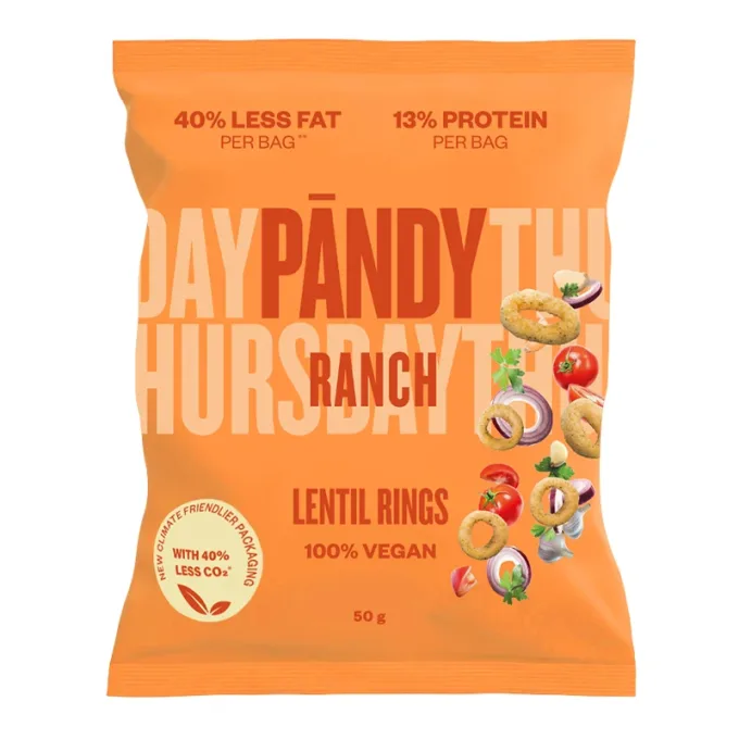 Pändy Lentil Chips Ranch 50 g Pändy