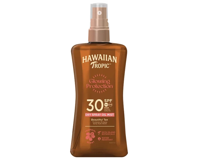 Hawaiian Tropic Glowing Protection Dry Oil Spray SPF 30, 200 ml Hawaiian Tropic