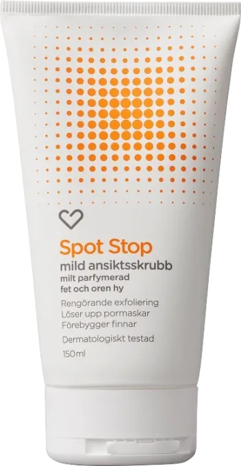 Hjärtats Spot Stop Mild ansiktsskrubb 150 ml Hjärtats