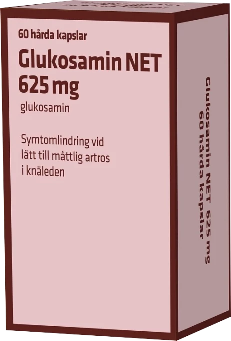 Glukosamin NET Kapsel, hård 625mg Blister, 60kapslar NET