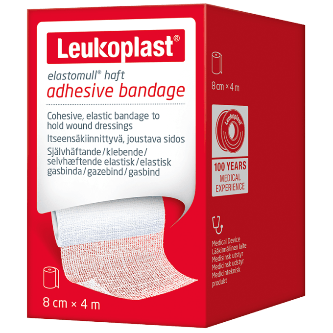 Leukoplast Elastomull Haft 8 cm x 4 m 1 st Leukoplast