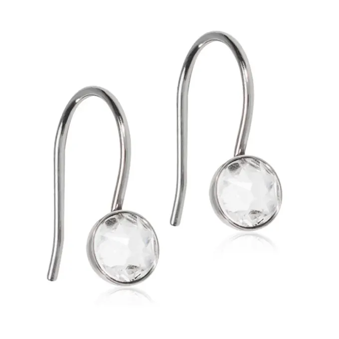 Blomdahl Örhängen NT Pendant Bezel Crystal 5 mm 1par Blomdahl