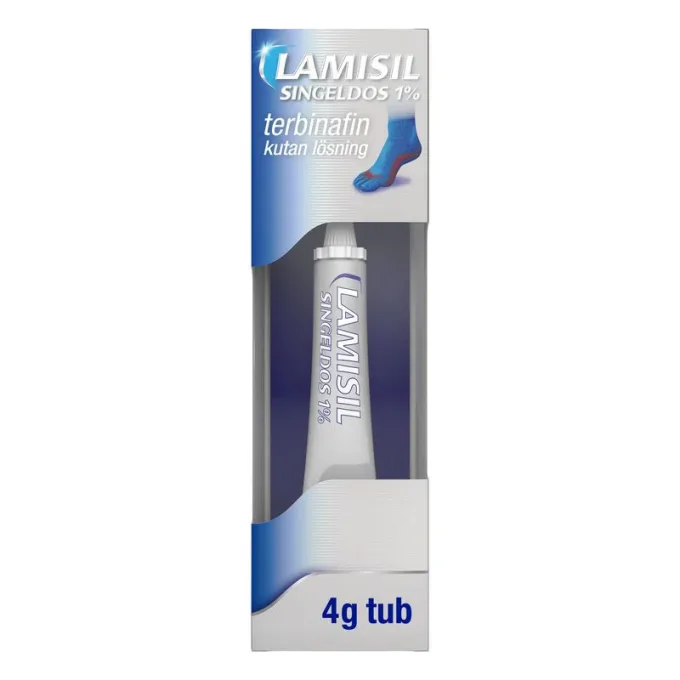 Lamisil singeldos kutan lösning 1% 4 g Lamisil