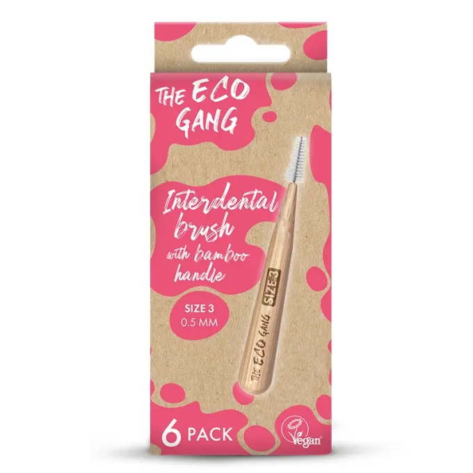 The Eco Gang Bamboo Interdental Brush Size 3 0,5 mm 6 st The Eco Gang