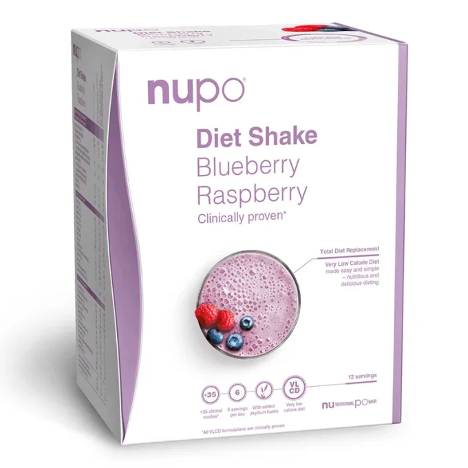 Nupo Diet Shake Blueberry Raspberry 12 portioner Nupo