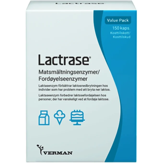 Lactrase Kapslar 150 st Lactrase