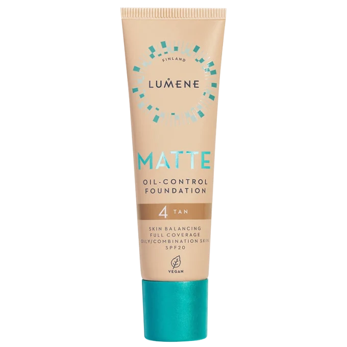 Lumene Matte Oil-Control Foundation SPF 20 30 ml 4 Tan Lumene