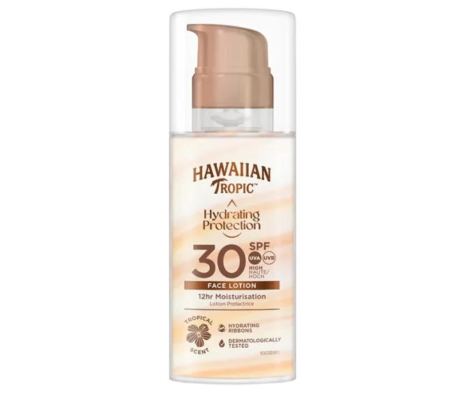 Hawaiian Tropic Hydrating Protection Face Lotion SPF 30, 50 ml Hawaiian Tropic
