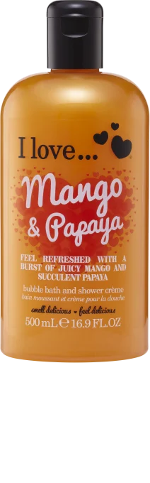 I LOVE Mango & Papaya Bath & Shower Crème 500 ml I Love...