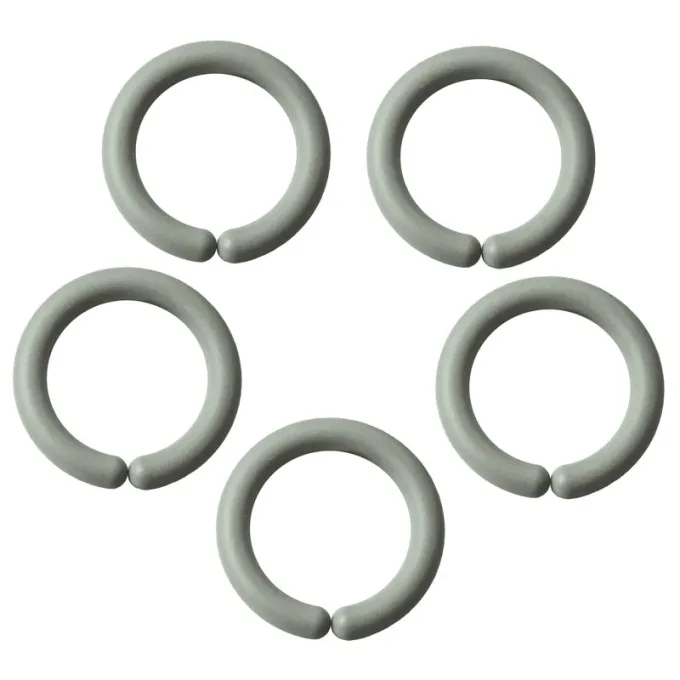 AddBaby Barnvagnsringar 5-pack Silver AddBaby