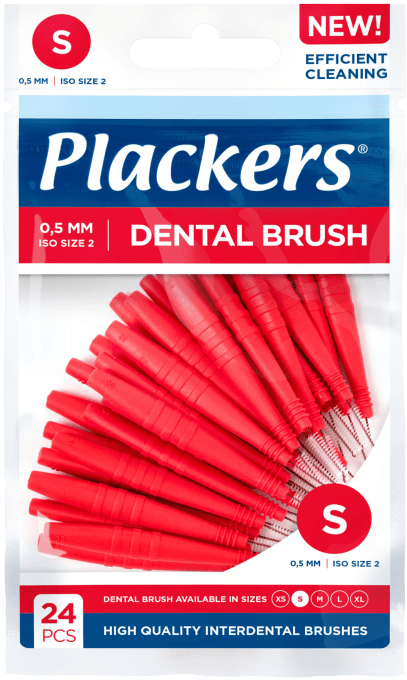 Plackers Dental Brush S 0,5 mm 24 st Plackers