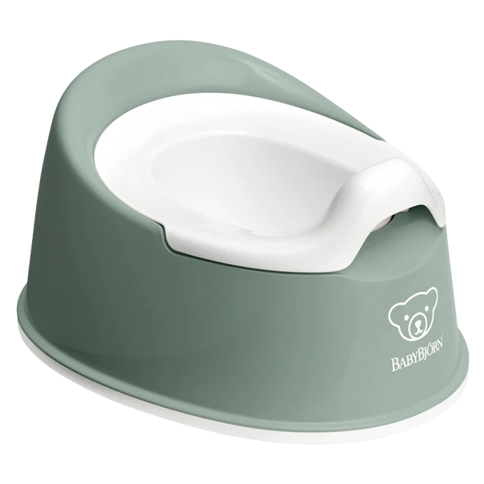 BabyBjörn Smart Potta Grågrön/Vit Babybjörn