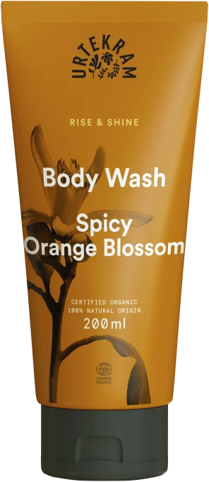 Urtekram Rise & Shine Spicy Orange Blossom Body Wash 200 ml Urtekram