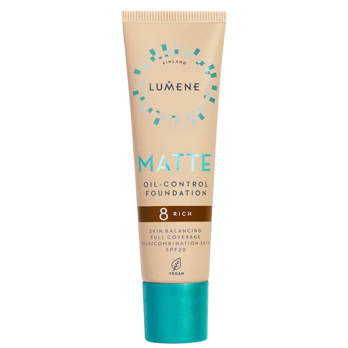 Lumene Matte Oil-Control Foundation SPF 20 30 ml  8 Rich Lumene