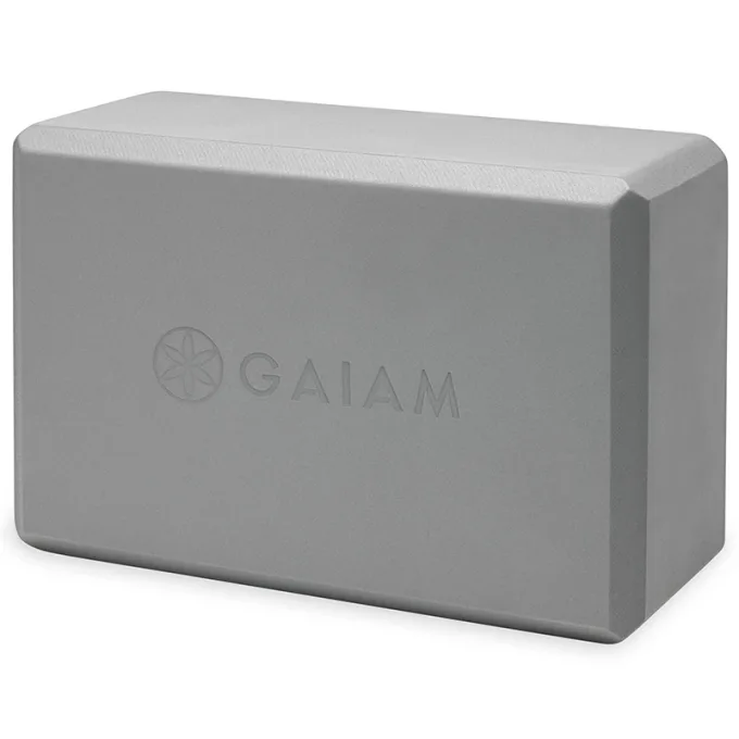 Gaiam Yoga Block Grey Gaiam