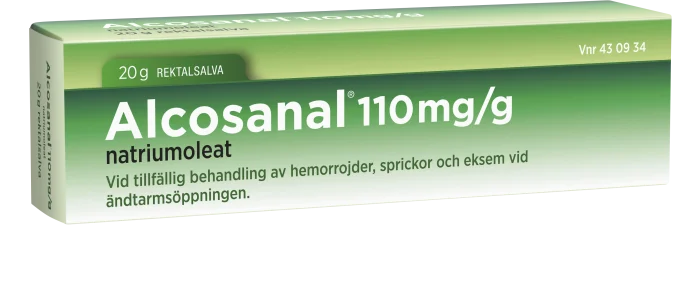 Alcosanal Rektalsalva 110 mg/g 20 g Alcosanal