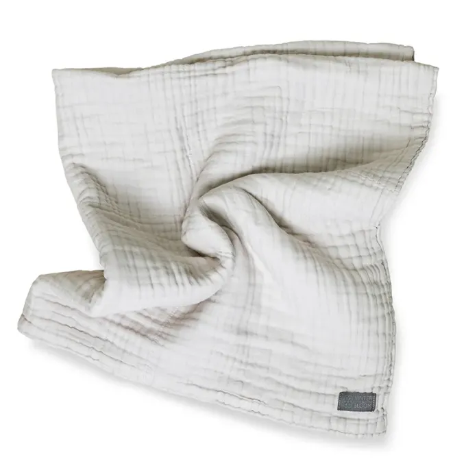 Vinter & Bloom Filt Layered Muslin EKO Dove Grey 100x80cm Vinter & Bloom
