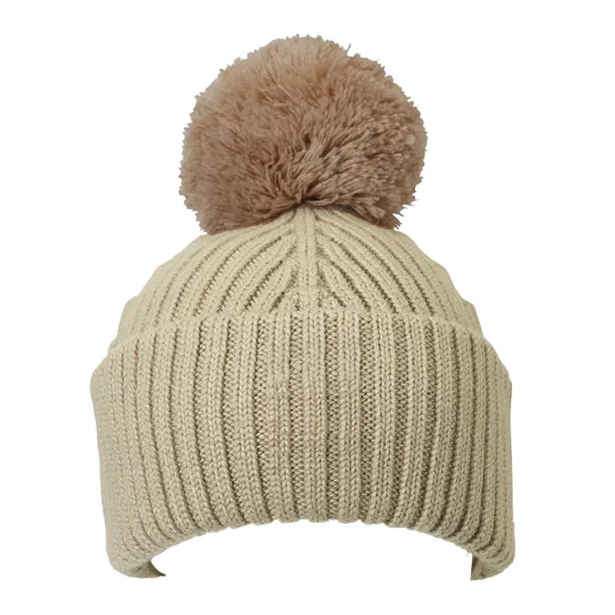 Elodie Wool Beanie Pure Khaki 0-6 månader Elodie Details