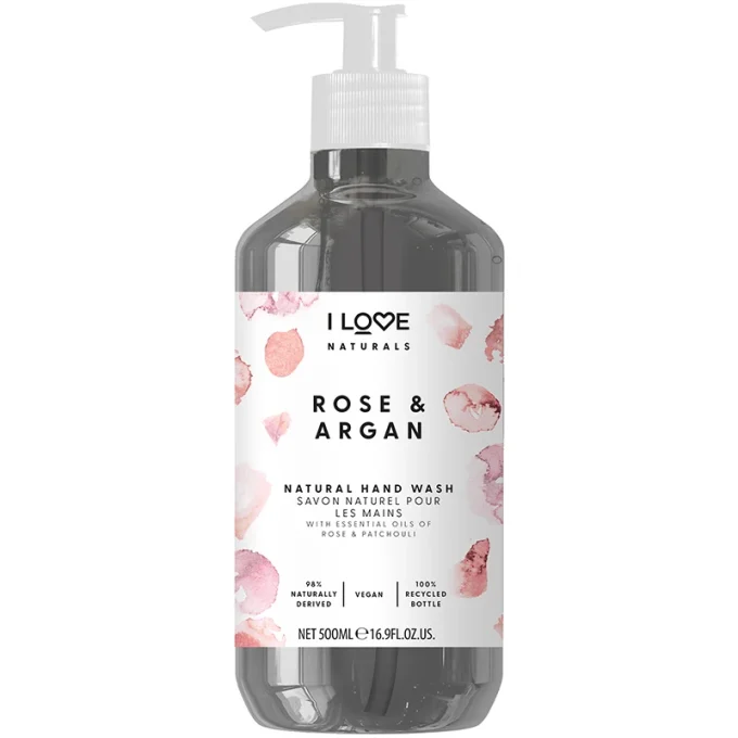 I LOVE Naturals Hand Wash Rose & Argan 500 ml I Love...
