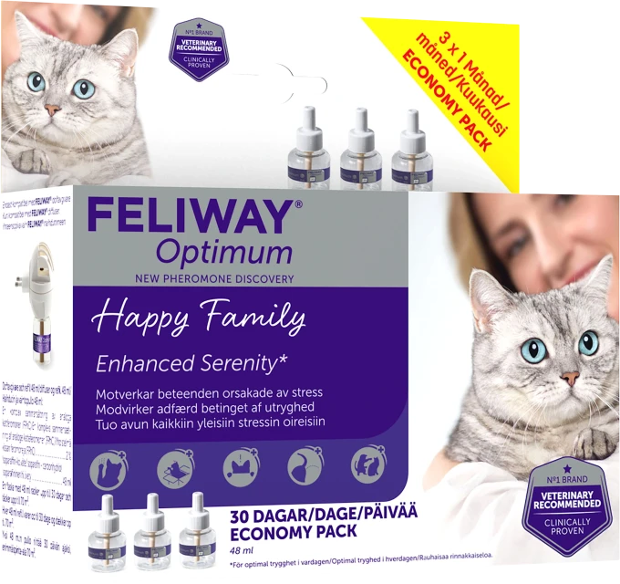Feliway Optimum Refill 3 x 48 ml Feliway