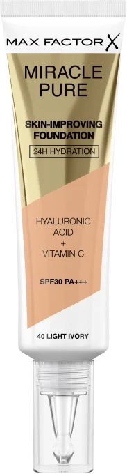 Max Factor Miracle Pure Foundation 40 Light Ivory Max Factor