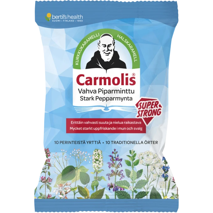 Carmolis Halskaramell Stark Pepparmynta 75 g Carmolis