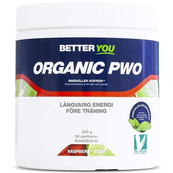 Better You Organic PWO Raspberry Sour 300 g Better You