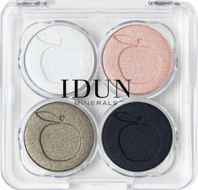 IDUN Minerals Mineral Eyeshadow Palette 4 g Vitsippa IDUN Minerals