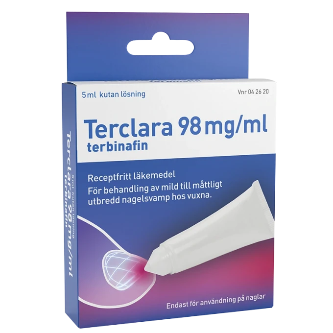 Terclara Kutan lösning 98mg/ml Tub, 5ml Terclara