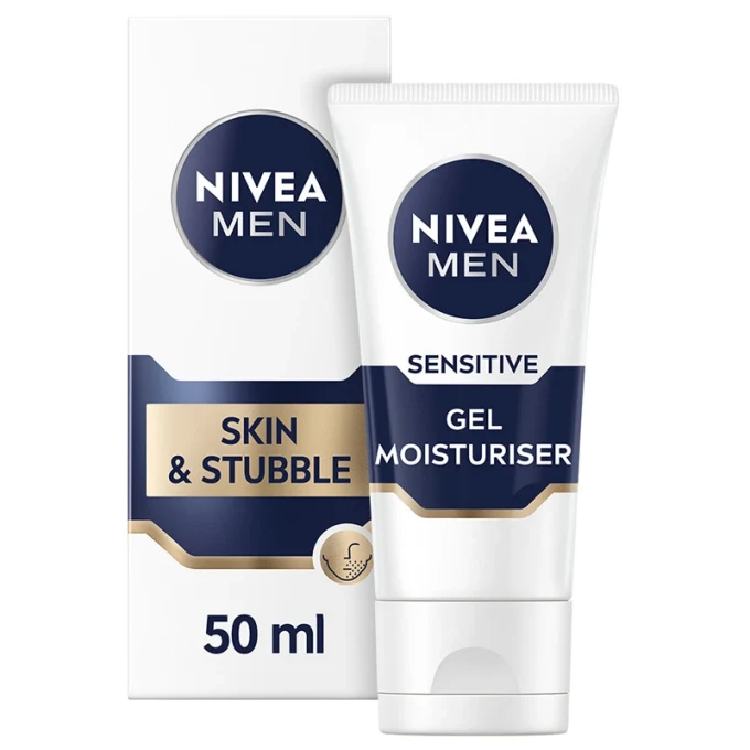 Nivea Men Sensitive Skin & Stubble Gel Moisturiser 50ml Nivea