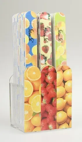 Sandpappersfil fruktmönstrad Sensi