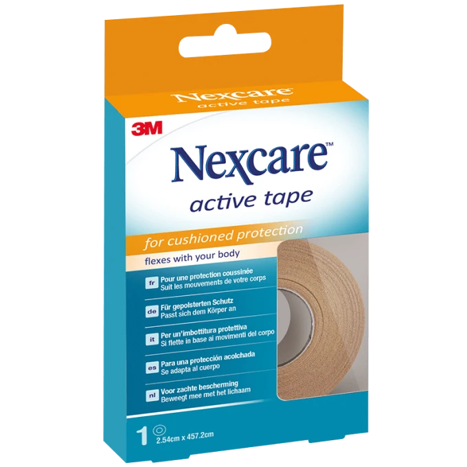 Nexcare Active Tape 2,5 cm x 4,5 m 1 rulle Nexcare