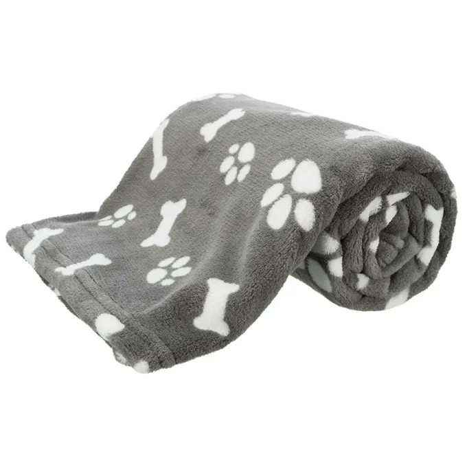 Trixie Kenny Filt Plysch Grå 150 × 100 cm Trixie