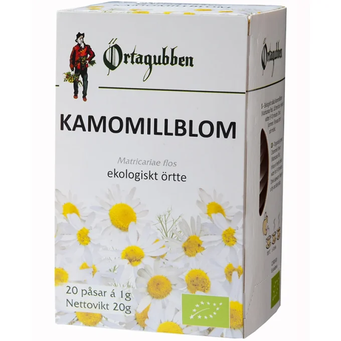 Örtagubben Kamomillblom Te-påsar 20 st Örtagubben