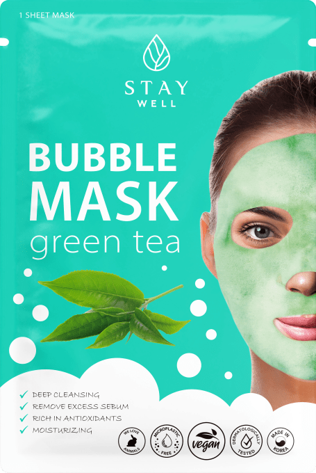 Stay Well Deep Cleansing Bubble Mask Green Tea Stay Well