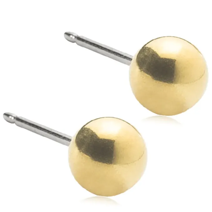 Blomdahl Örhängen Golden Ball 5 mm Blomdahl