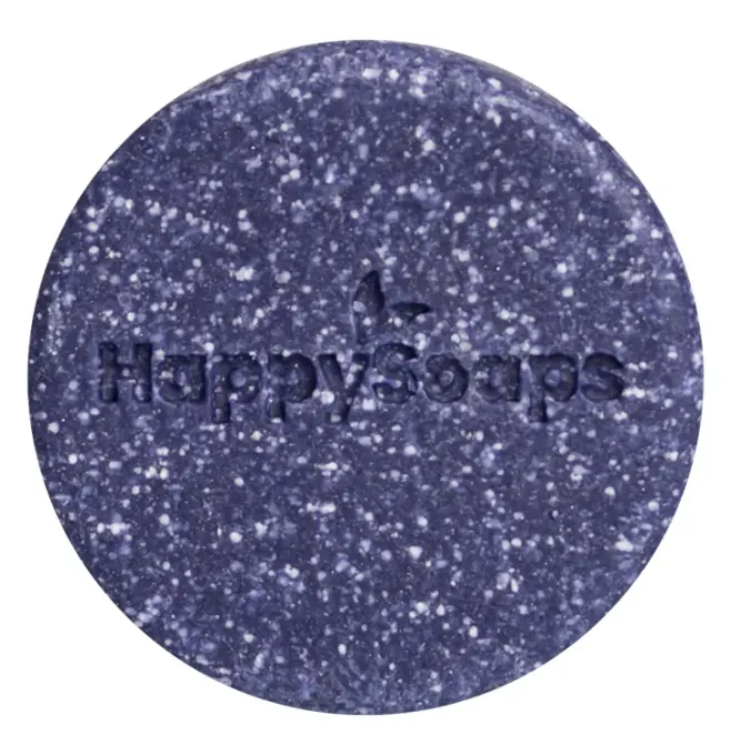 HappySoaps Silver Shampoo Bar Bright Violet 70 g HappySoaps