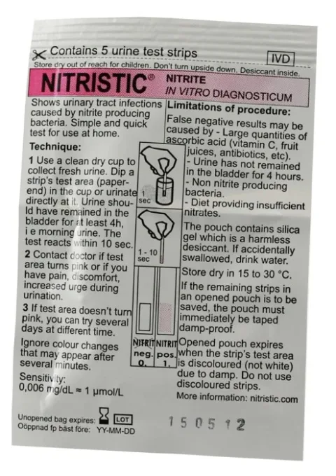 Nitristic teststickor urinvägsinfektion 5 st Nitristic