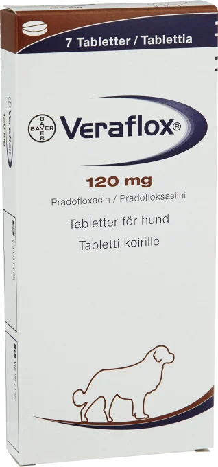 Veraflox Tablett 120mg Blister, 7tabletter 