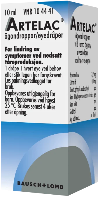 Artelac ögondroppar lösning 10 ml Artelac