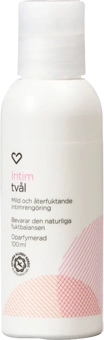 Hjärtats Intim Tvål Oparfymerad 100ml Hjärtats