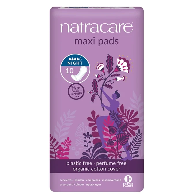 Natracare Binda Maxi Natt 10 st Natracare
