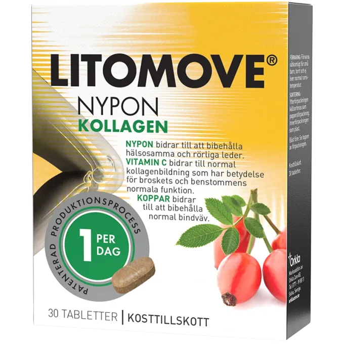 Litomove Nypon Kollagen 30 st Litomove