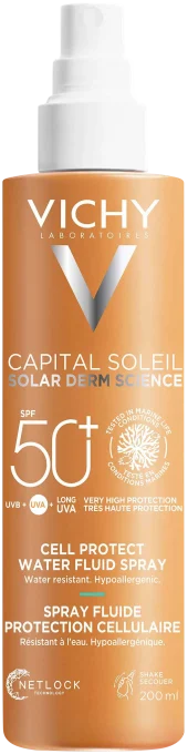 Vichy Capital Soleil Cell Protect Water Fluid Spray SPF 50+, 200 ml Vichy