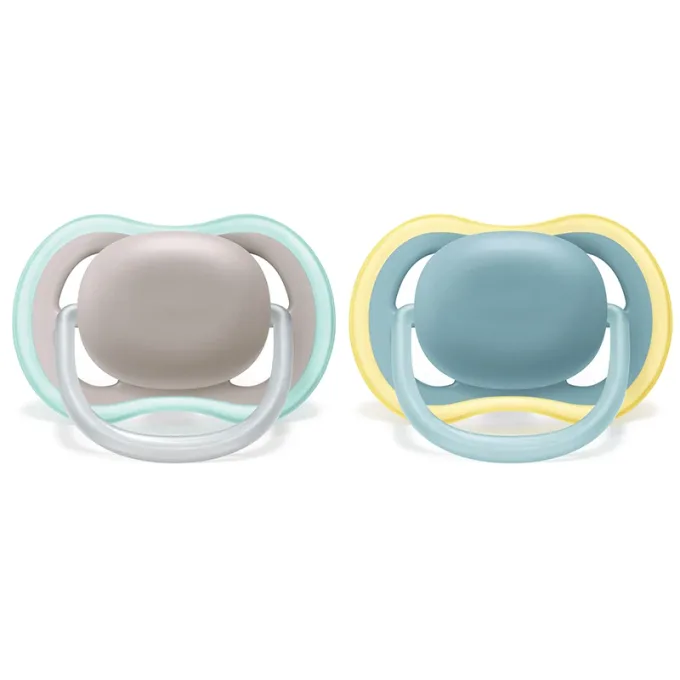 Philips Avent Ultra Air Napp 18 mån+ Grå/Teal 2-pack Philips Avent